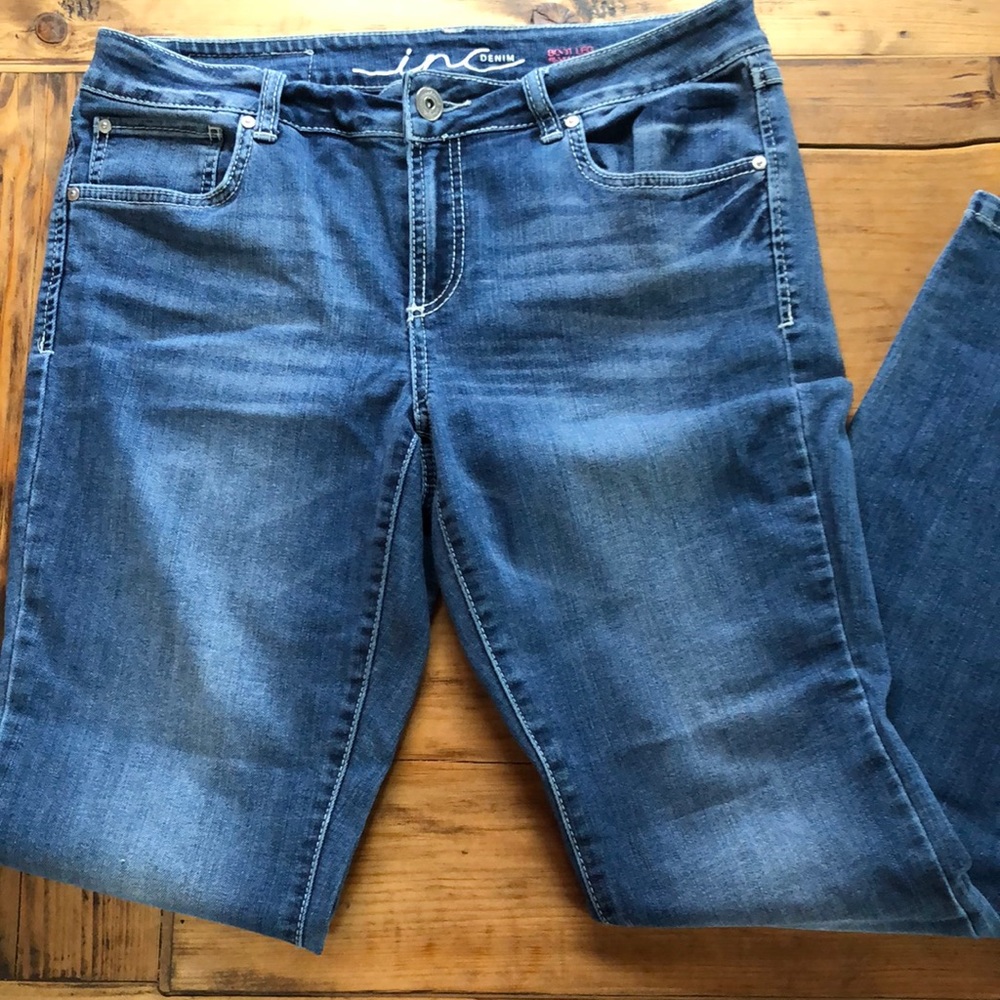 INC Denim Bootleg Regular Fit Jeans